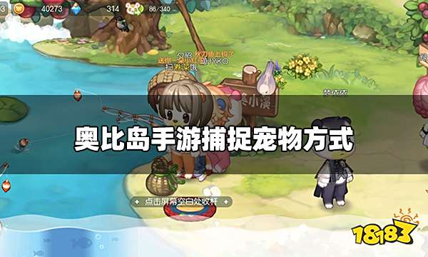 奥比岛手游怎么抓宠物 捕捉宠物方式