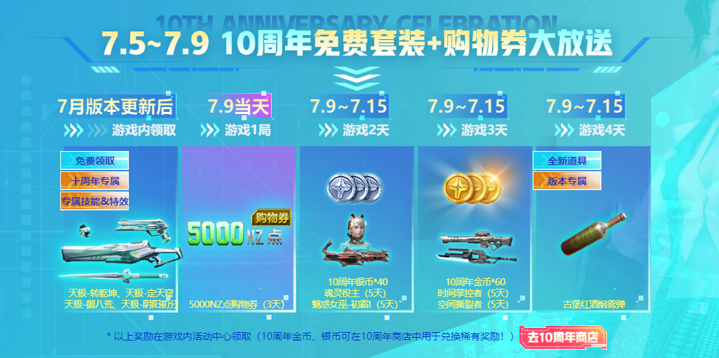 逆战十周年天极套装在哪领 十周年天极套活动地址介绍