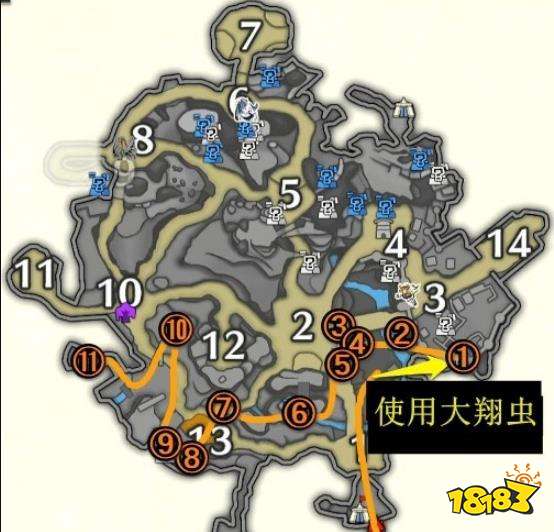 怪物獵人崛起曙光城塞高地有哪些礦石 曙光DLC城塞高地礦石采集路線