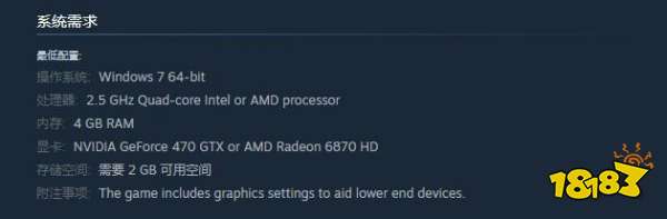 查尔斯小火车配置要求 配置要求一览