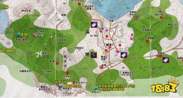 逃离塔科夫森林地图撤离点在哪 森林地图撤离点位置一览