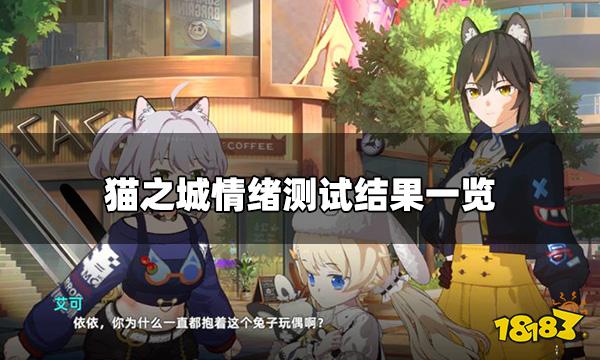 猫之城情绪测试结果有哪些 情绪测试结果一览