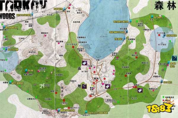 逃离塔科夫地图怎么看自己位置 地图使用方法