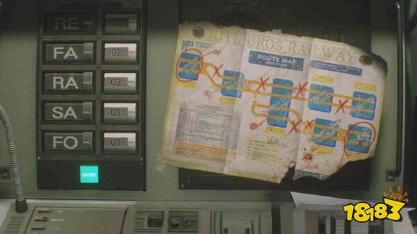 生化危机3重制版地铁线路谜题怎么解 地铁线路谜题解法介绍