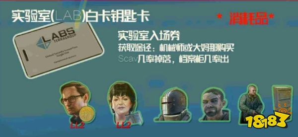 逃離塔科夫實驗室鑰匙卡怎么獲得 實驗室地圖鑰匙卡獲得方法