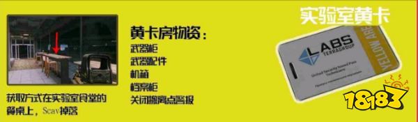 逃離塔科夫實驗室鑰匙卡怎么獲得 實驗室地圖鑰匙卡獲得方法