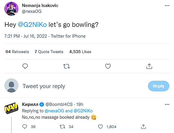 Boombl4胖球发出暗示 我觉得自己应该去海外创造些有趣的东西