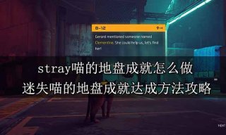 stray喵的地盘成就怎么做 迷失喵的地盘成就达成方法攻略