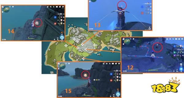 原神2.8海岛星光凝核全收集 2.8海岛星光凝核一览