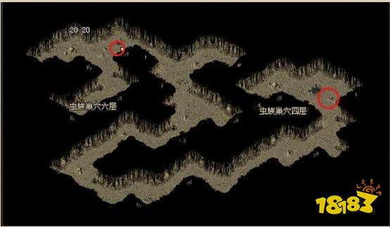 原始神途虫族巢穴的怪物分布位置图解