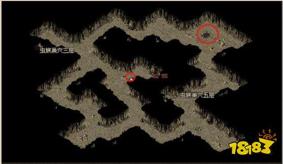 原始神途虫族巢穴的怪物分布位置图解