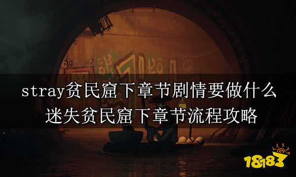 stray贫民窟下章节剧情要做什么 迷失贫民窟下章节流程攻略