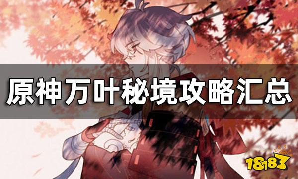 原神万叶秘境攻略汇总 万叶秘境攻略合集