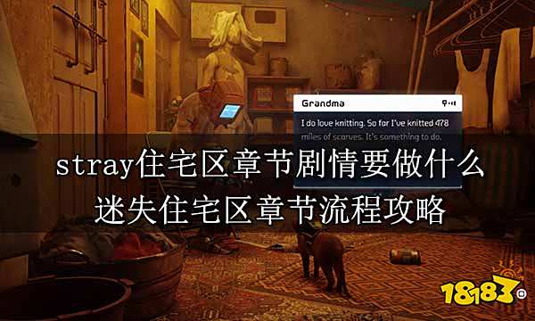 stray住宅区章节剧情要做什么 迷失住宅区章节流程攻略