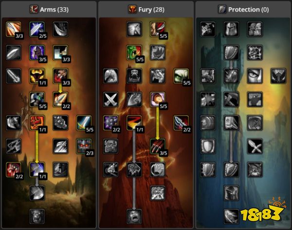 魔兽世界tbc战士练级天赋点什么 tbc战士练级天赋加点推荐