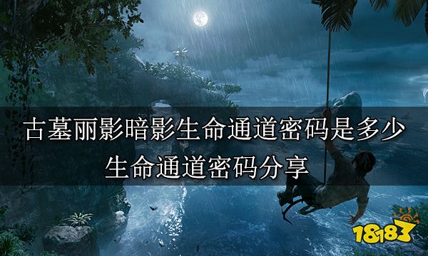 古墓丽影暗影生命通道密码是多少 生命通道密码分享