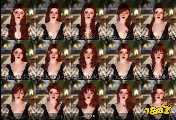 上古卷軸5發(fā)型更改mod 千款發(fā)型捏臉mod下載