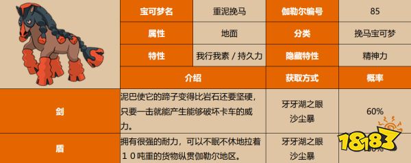 宝可梦剑盾重泥挽马单打怎么配招 重泥挽马单打配招一览