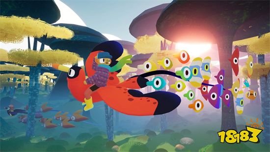 《FLOCK》休閒冒险新作公开 带着可爱羊群翱翔天际