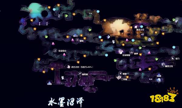 精灵与萤火意志全收集地图一览 奥日2高清全收集地图汇总