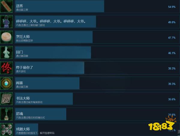 紙嫁衣1怎么達成成就 全成就達成方法分享