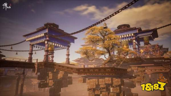 《诛仙世界》鬼王场景曝光:长河落日大漠孤烟