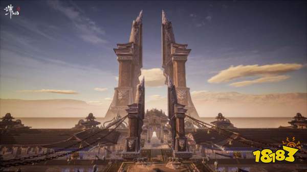 《诛仙世界》鬼王场景曝光:长河落日大漠孤烟