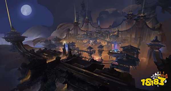 《诛仙世界》鬼王场景曝光:长河落日大漠孤烟