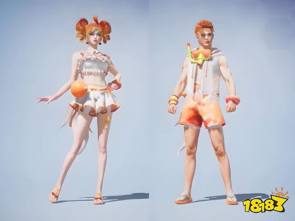 和平精英橘柚倾心夏日军需抢先看泳装主题很清凉