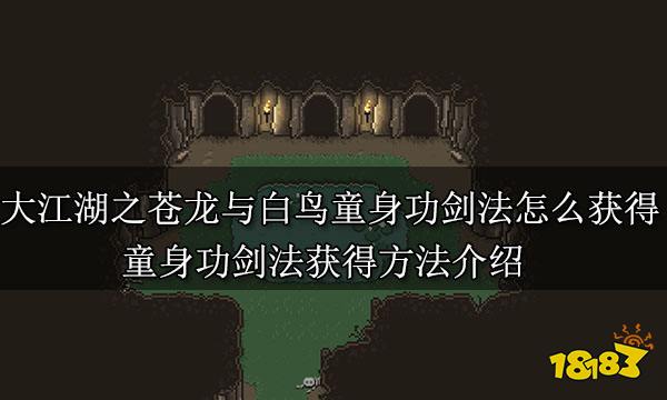 大江湖之苍龙与白鸟童身功剑法怎么获得 童身功剑法获得方法介绍