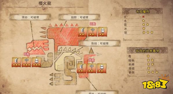 怪物獵人世界櫻火龍怎么打 上位怪櫻火龍弱點抗性打法攻略