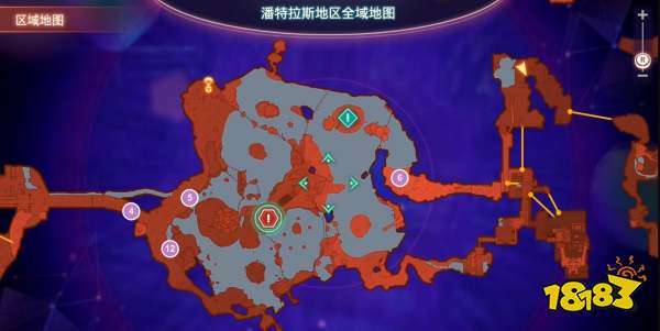 異度之刃3潘特拉斯地區位置地圖 潘特拉斯地區休息地點位置一覽