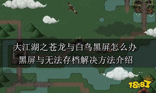 大江湖之苍龙与白鸟黑屏怎么办 黑屏与无法存档解决方法介绍