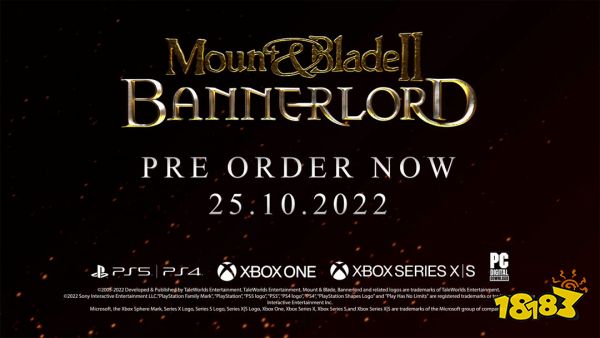 《骑砍2》10月25日结束抢先体验 正式登陆PC及主机平台