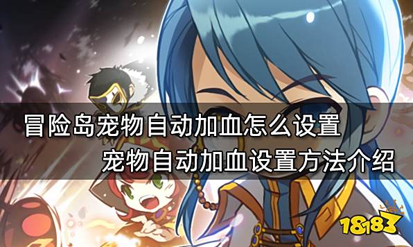 冒险岛宠物自动加血怎么设置 宠物自动加血设置方法介绍