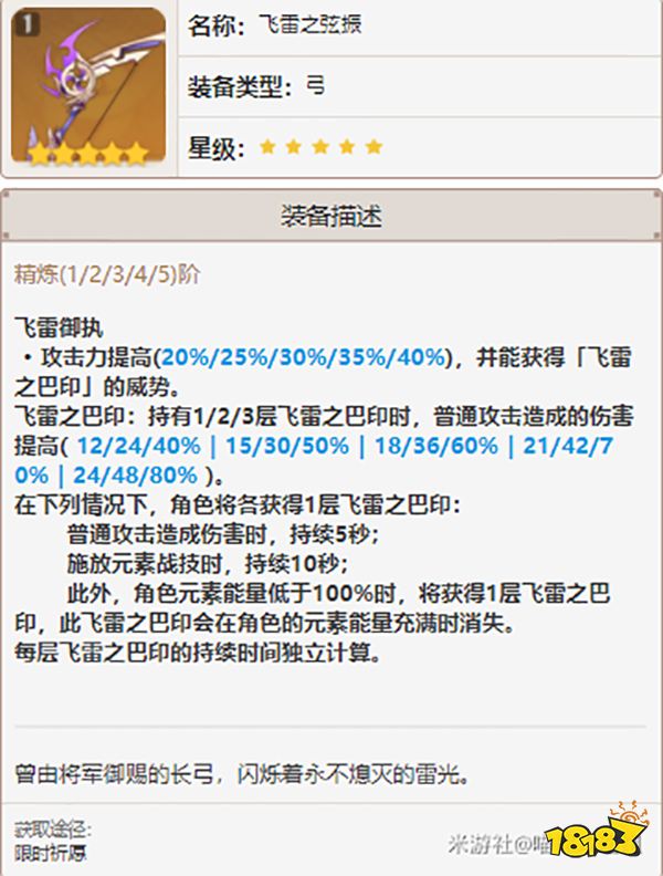 原神菲谢尔武器推荐 菲谢尔选什么武器好