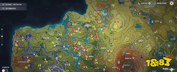 原神须弥神像锚点开启路线一览 两张图让你快速开完须弥所有锚点