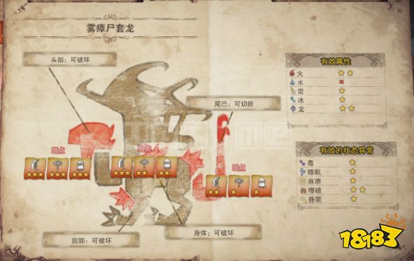 怪物獵人世界冰原霧瘴尸套龍怎么打 霧瘴尸套龍打法弱點介紹