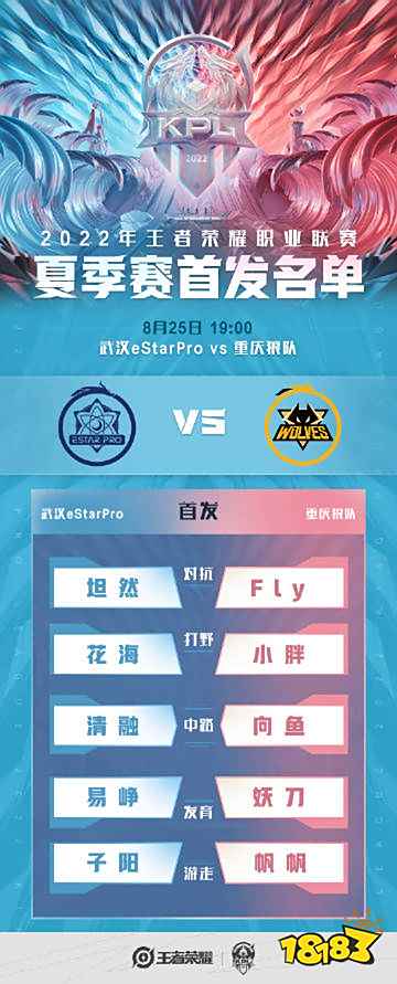 2022KPL夏季赛季后赛8月25日赛程