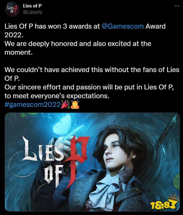 《匹诺曹的谎言》包揽科隆展三大奖项 官方发文感谢