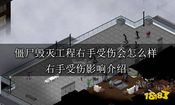 僵尸毁灭工程右手受伤会怎么样 右手受伤影响介绍