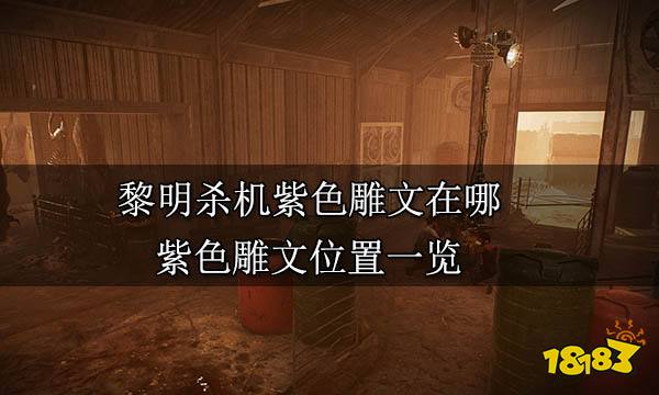 黎明杀机紫色雕文在哪 紫色雕文位置一览