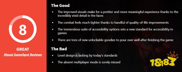 《最后生还者1:重制版》GS给出8分:和九年前的一样好