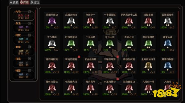 太吾绘卷功法怎么升级 功法资质玩法介绍