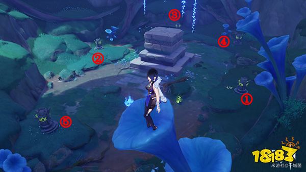 原神伞盖的荫蔽秘境解锁方法攻略 伞盖的荫蔽草元素方碑解锁顺序是什么