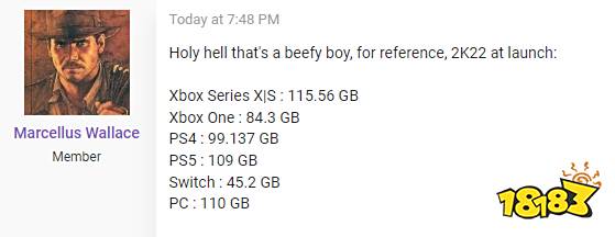 《NBA 2K23》今日开启预载 最大版本容量高达152G