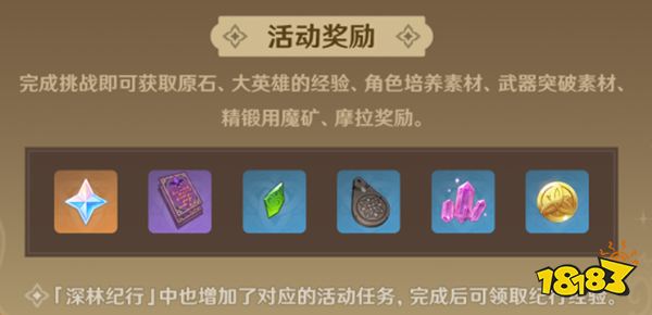 原神溢神的论证奖励一览 溢神的论证有什么奖励