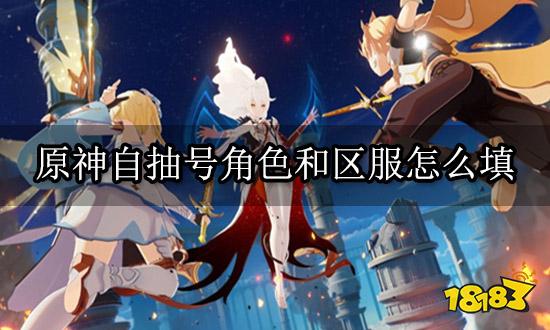 原神自抽号角色和区服怎么填 自抽号选购指南