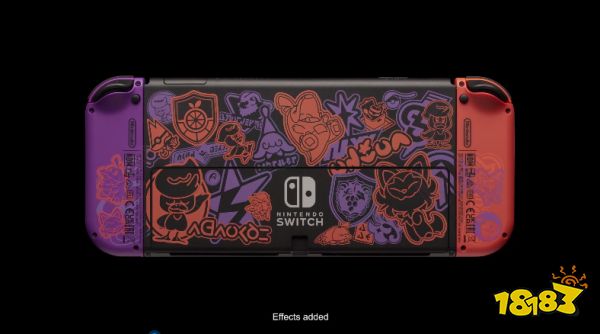 超酷炫!《宝可梦：朱/紫》限定OLED主机公布 11月4日发售