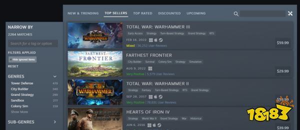 Steam商店界面更新：全新标签、类型等带来个性化体验